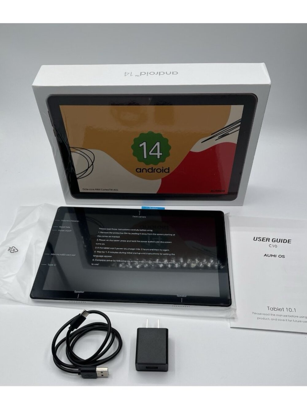 Tablet  Android 14  White Octa-Core 10”